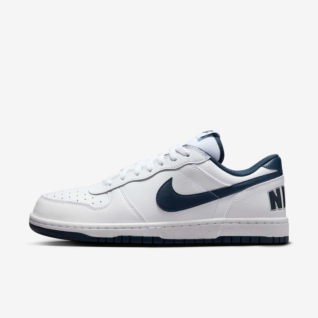 Tênis Nike Big Low Masculino - Branco+Azul
