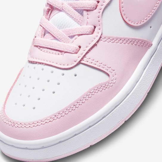 Tênis Nike Court Borough Low 2 Infantil - Rosa | Netshoes