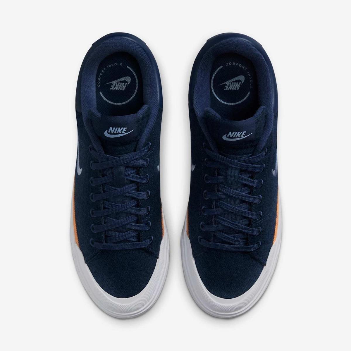 Tênis Nike Court Legacy Lift Feminino - Azul Escuro | Netshoes