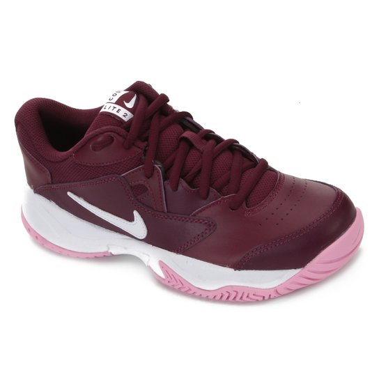 TΓͺnis Nike Court Lite Vinho Menor preΓ§o com cupom