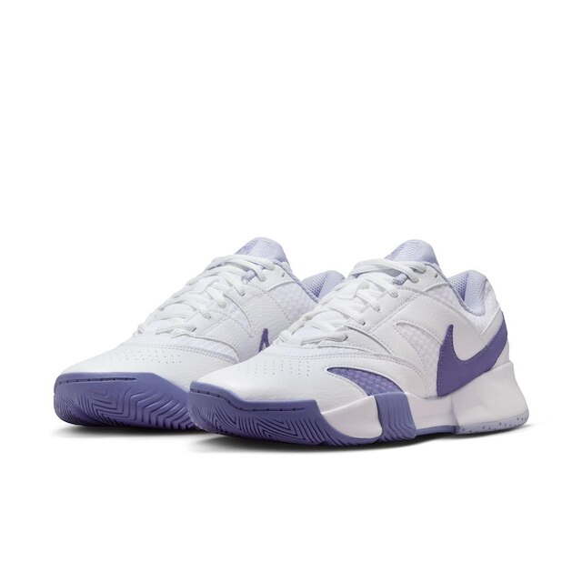 Tênis Nike Court Lite 4 Feminino - Branco+Lilás | Netshoes