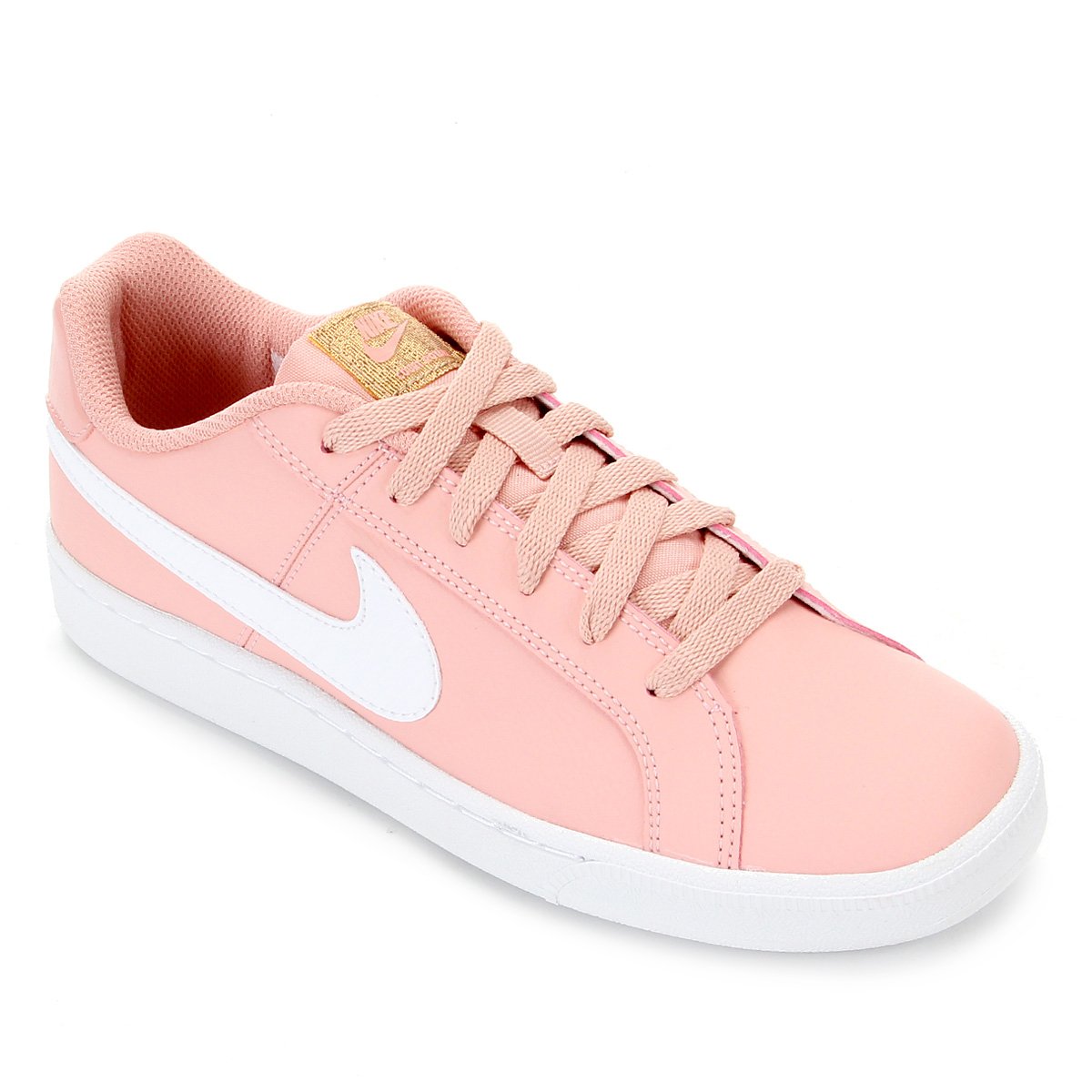 Tenis Nike Court Royale Couro Feminino Off White Netshoes