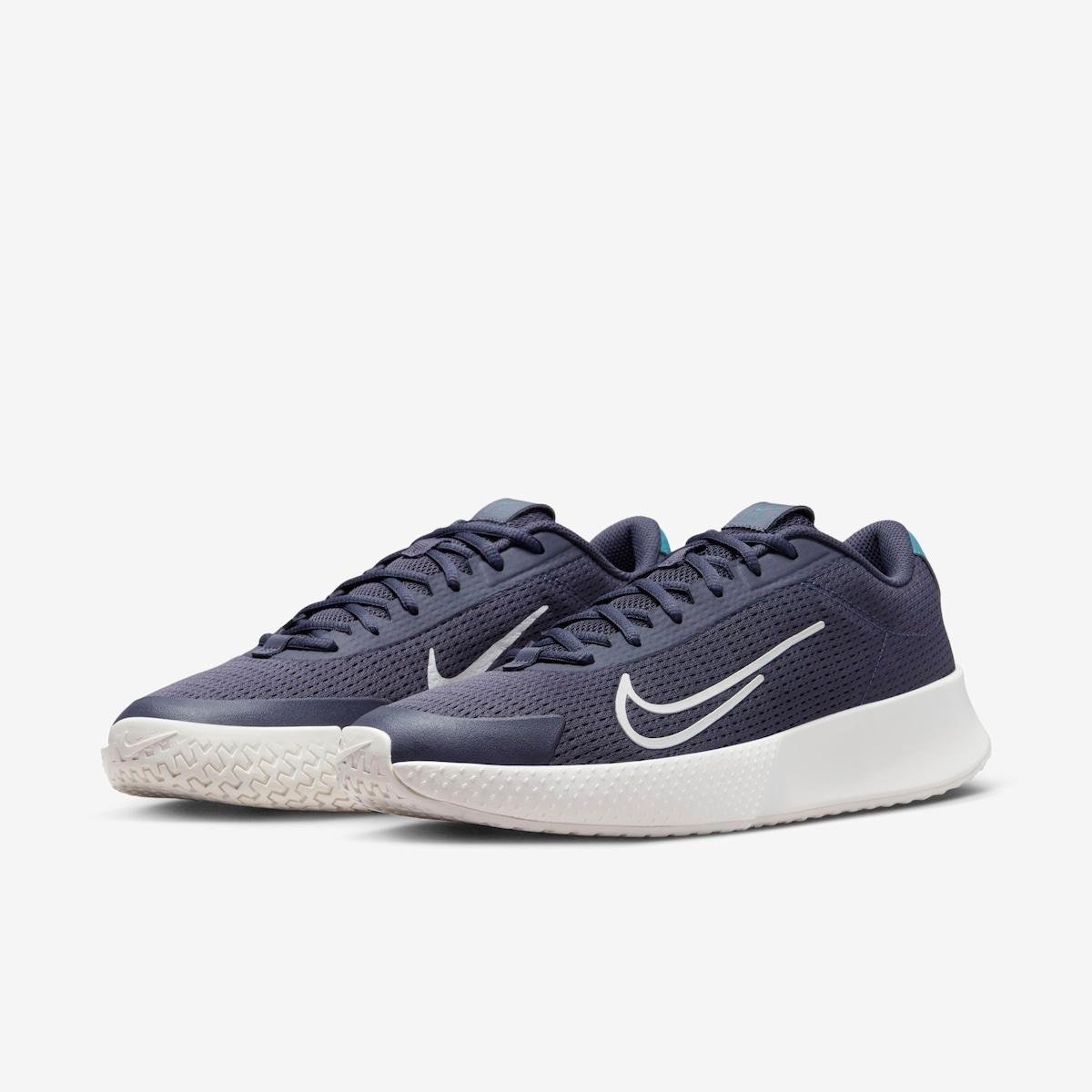 Tênis Nike Court Vapor Lite HC Masculino Cinza Netshoes