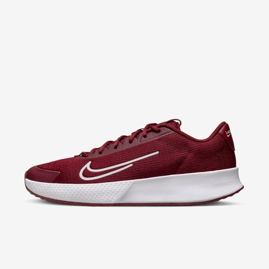 Tênis Nike Court Vapor Lite 2 HC Masculino - Vermelho Menor preço em Tênis Nike Court Vapor Lite 2 HC Masculino - Vermelho