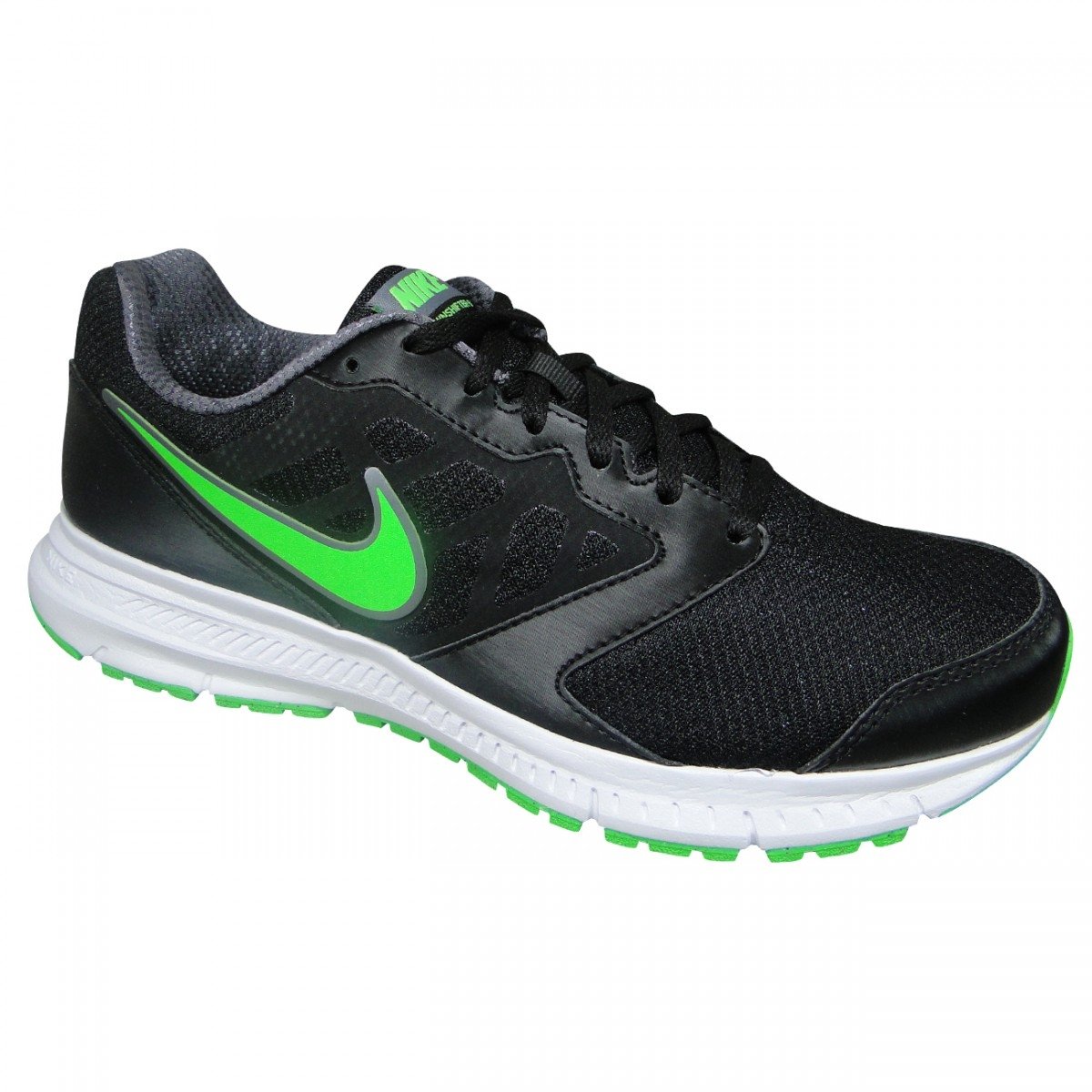 nike downshifter 6 preto e verde nike downshifter 6 preto e verde