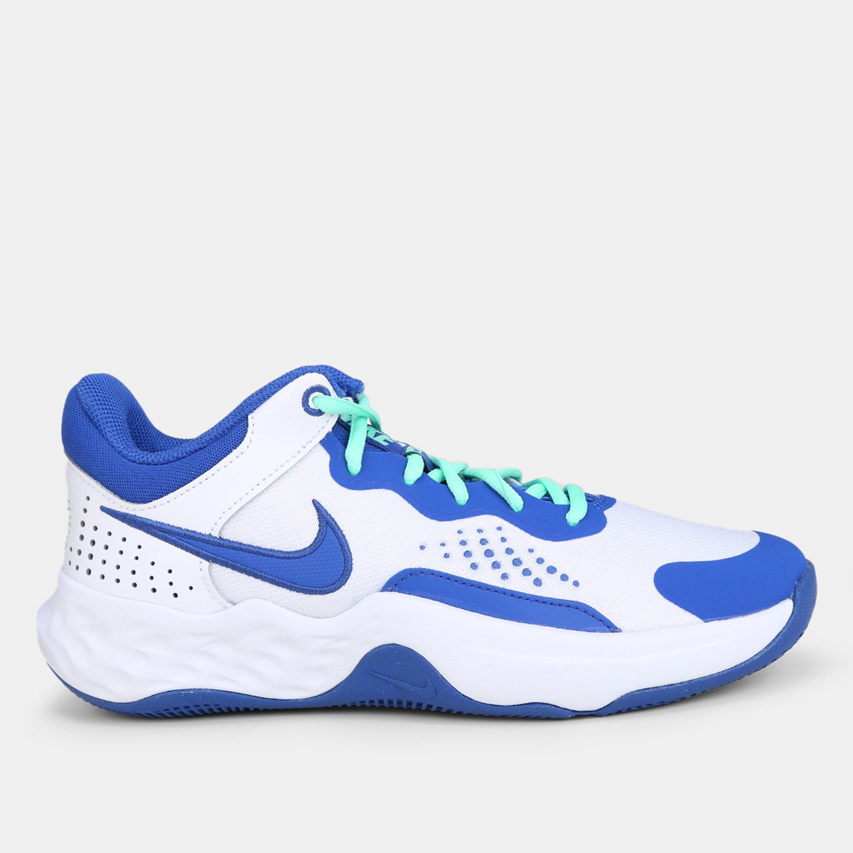 〆1/31 WHITE_WOOD_BENCH #1 Tênis Nike Fly By Mid 3 Masculino - Branco+Azul | Netshoes