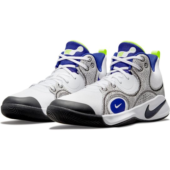 Tênis Nike Fly.By Mid 2 - Branco+Azul Menor preço em Tênis Nike Fly.By Mid 2 - Branco+Azul