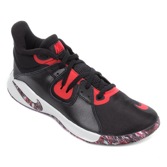 Tênis Nike Fly.By Mid Masculino - Preto e Vermelho Menor preço em Tênis Nike Fly.By Mid Masculino - Preto e Vermelho