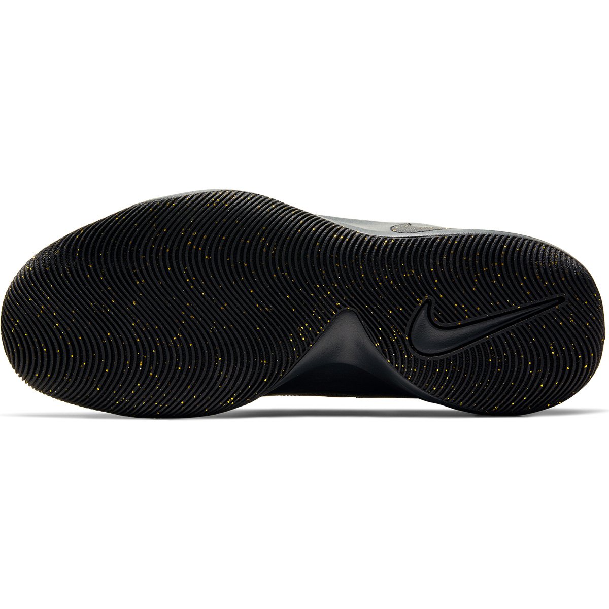 nike fly by mid preto e dourado