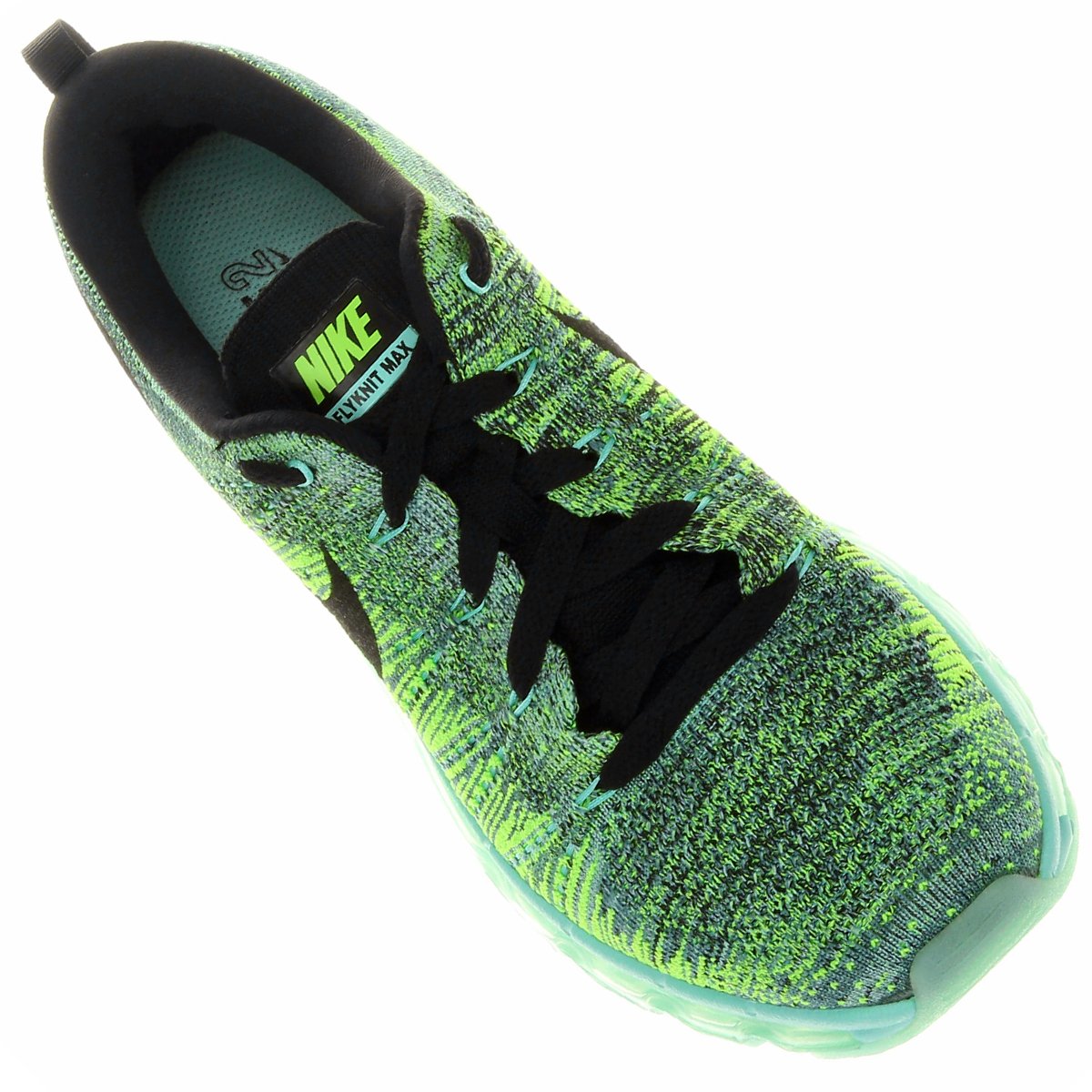 Tênis Nike Flyknit Air Max - Verde Limão+Verde Água | Netshoes