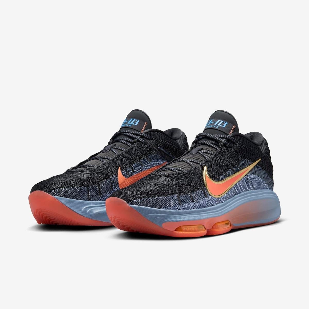 Tênis Nike GT Hustle 3 Masculino - Preto | Netshoes