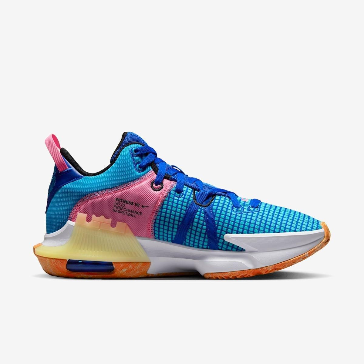 Tênis Nike LeBron Witness 7 Masculino - Azul | Netshoes