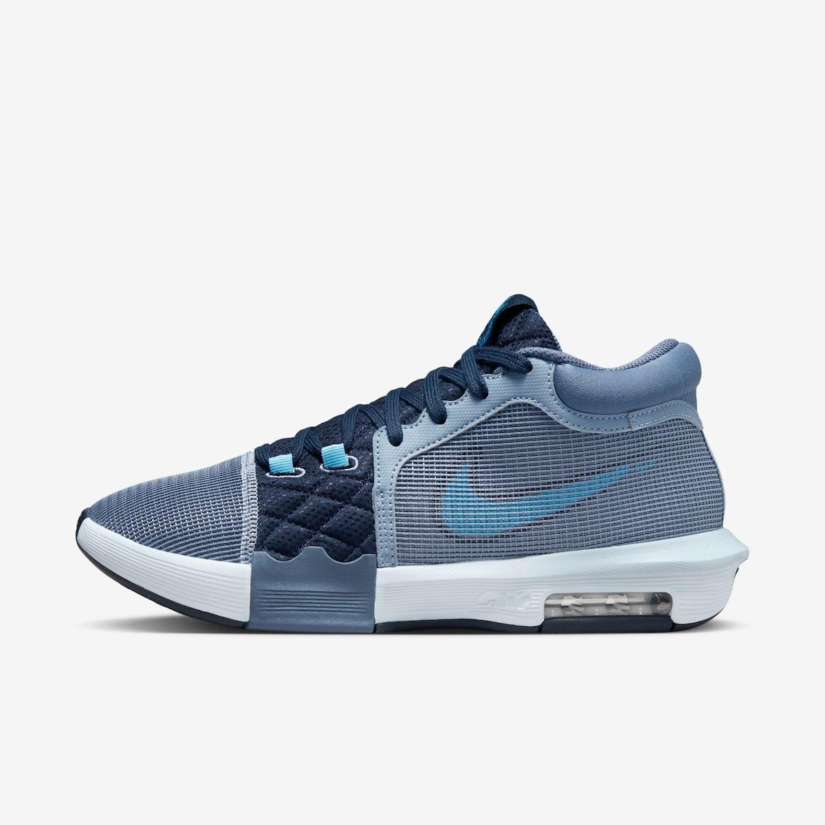 Tênis Nike LeBron Witness 8 Masculino - Azul | Netshoes
