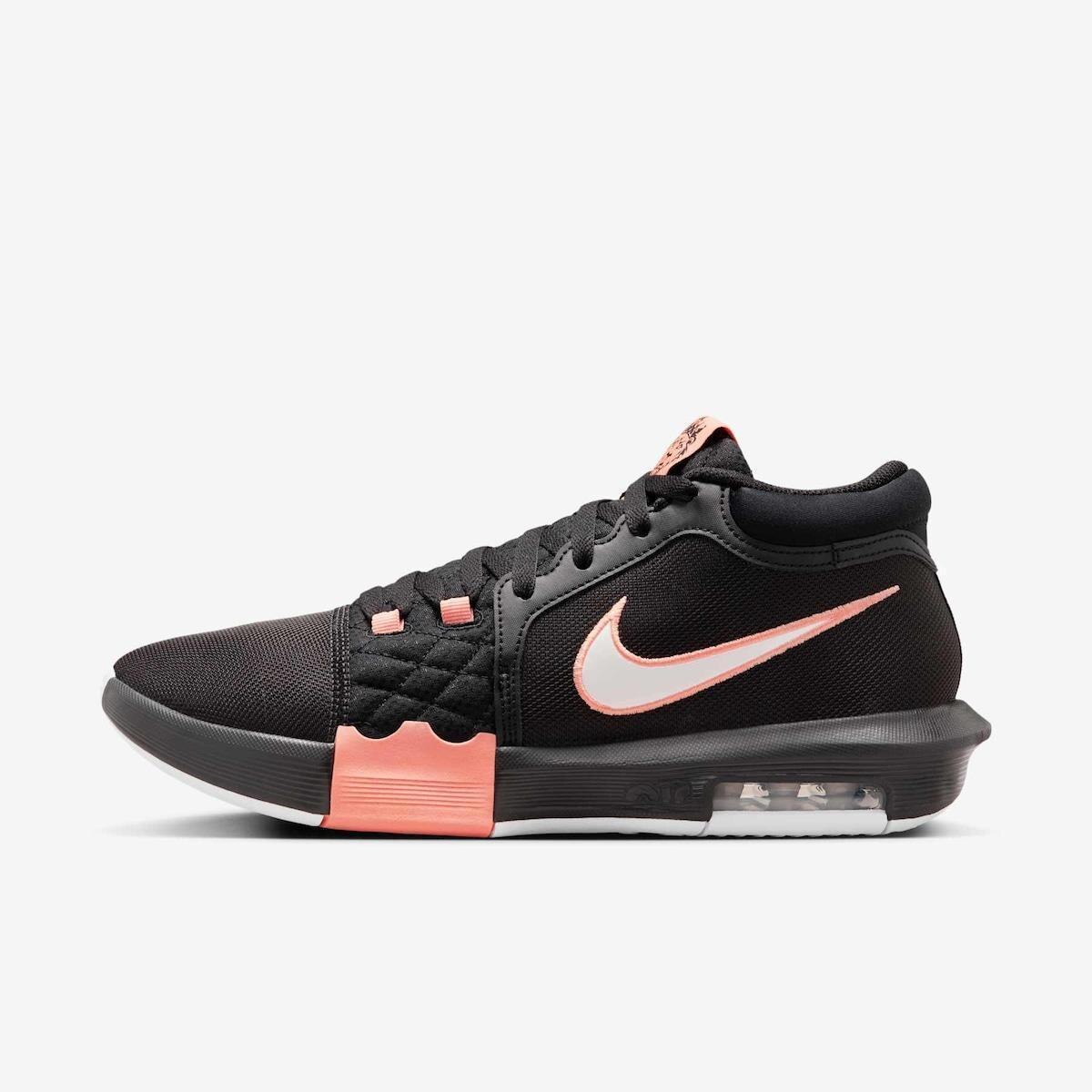 Tênis Nike LeBron Witness 8 Masculino - Preto+Laranja | Netshoes