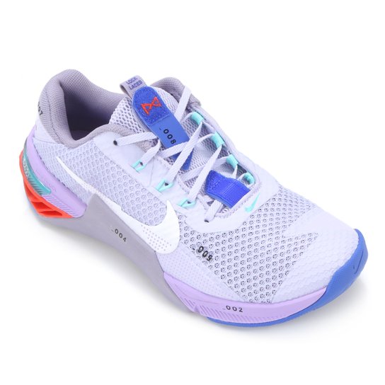 Tênis Nike Metcon Feminino Roxo+Branco Menor preço com cupom
