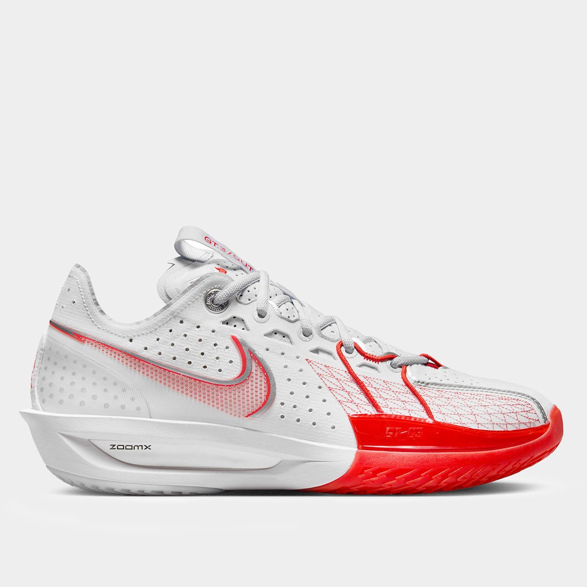 Tênis Nike NBA G.T. Cut 3 Masculino - Branco+Cinza | Netshoes