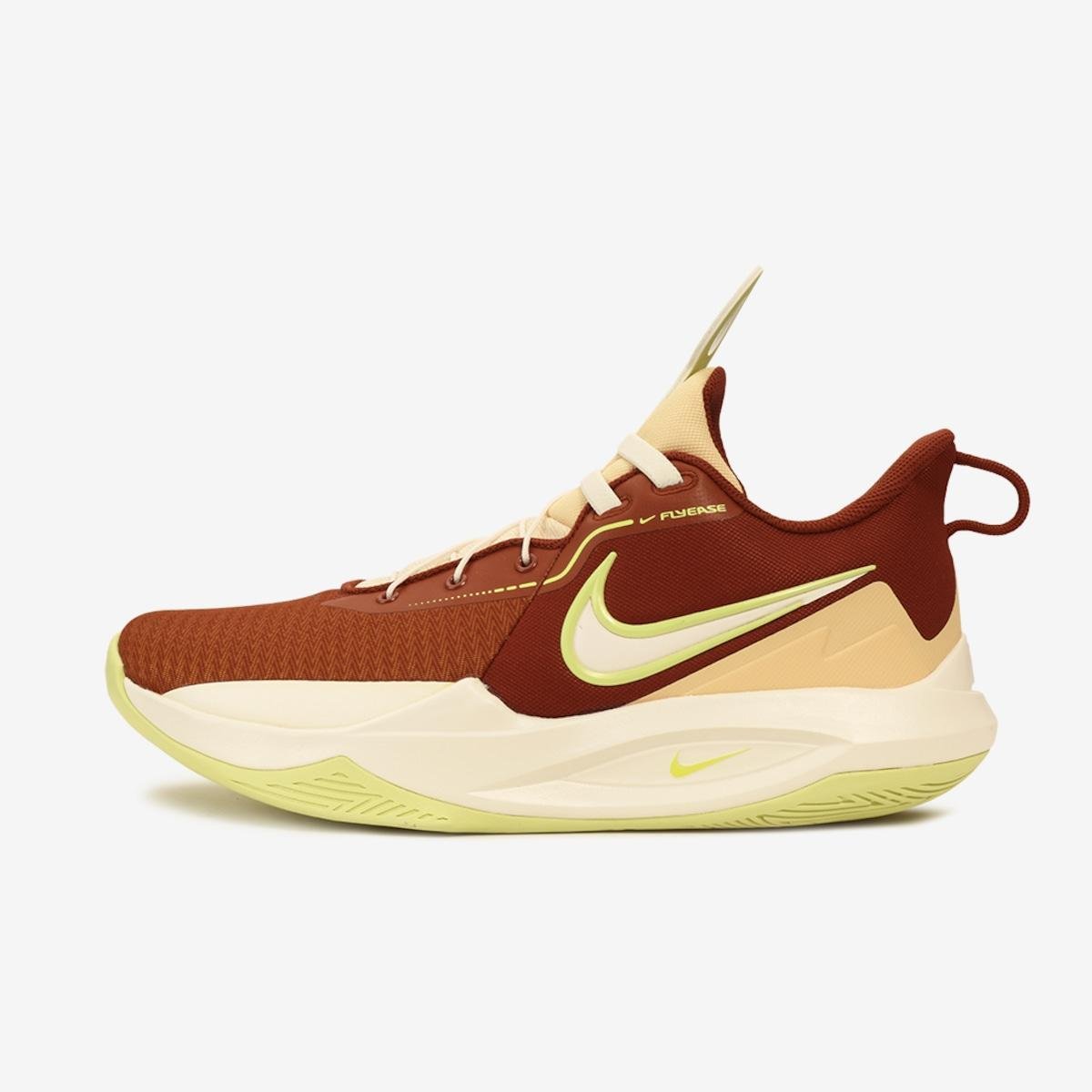 Tênis Nike Precision 6 FlyEase Masculino - Vinho+Bege | Netshoes