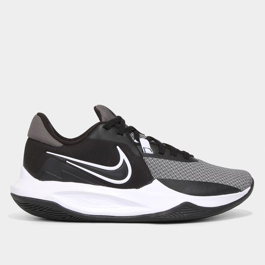 Tênis Nike Precision VI Masculino - Preto+Branco Menor preço em Tênis Nike Precision VI Masculino - Preto+Branco