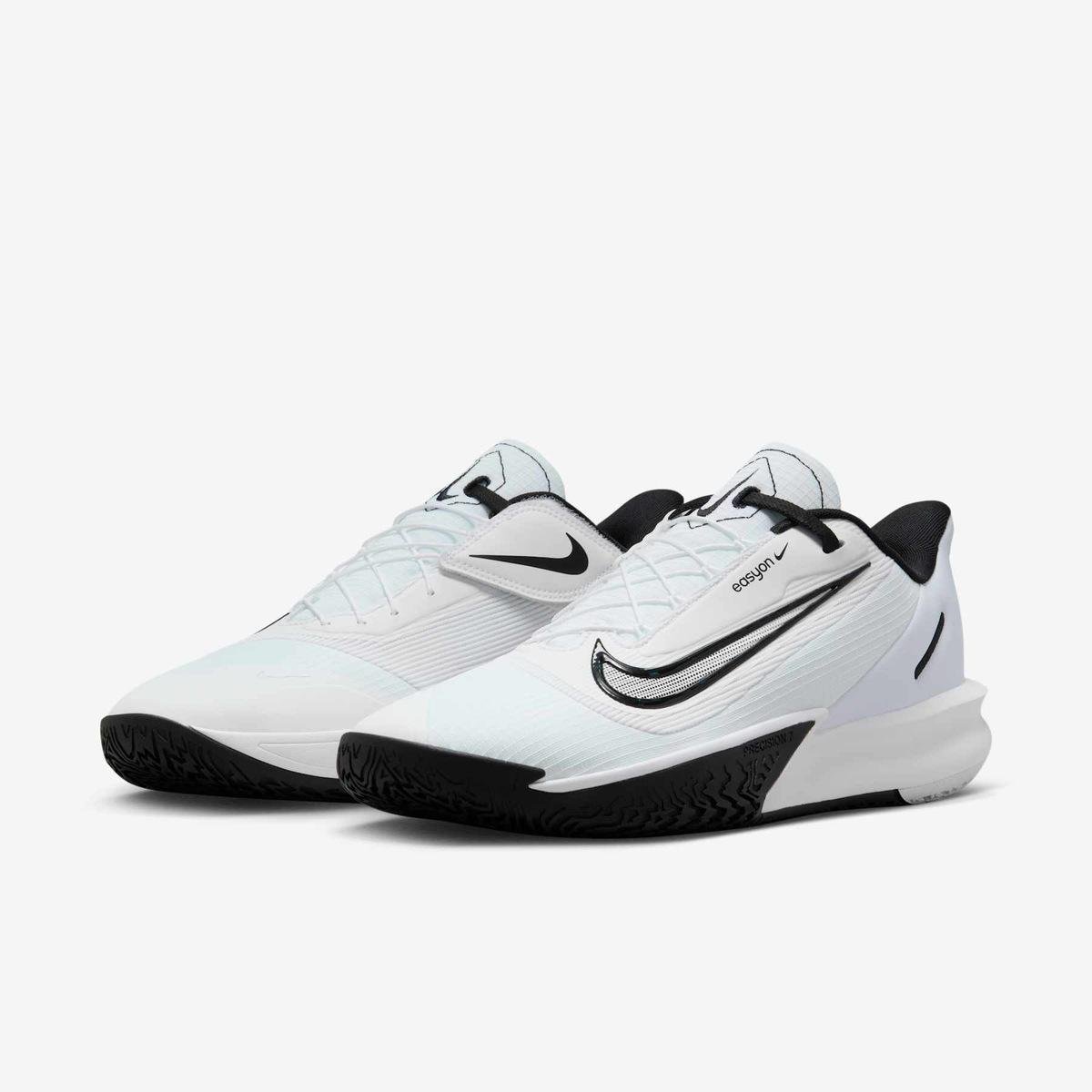 【SATOSHI】ホワイト１、ブラック3 Tênis Nike Precision VII Easyon Masculino - Branco+Preto | Netshoes