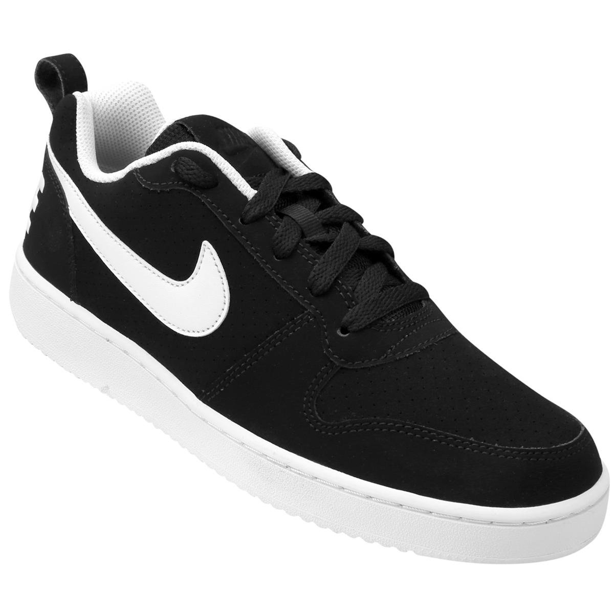 Tênis Nike Recreation Low Masculino Preto+Branco Netshoes