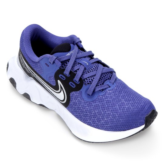 Tênis Nike Renew Ride 2 Feminino - Roxo+Preto Menor preço em Tênis Nike Renew Ride 2 Feminino - Roxo+Preto