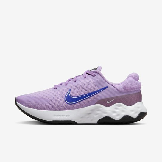 Tênis Nike Renew Ride 3 Feminino - Roxo Menor preço em Tênis Nike Renew Ride 3 Feminino - Roxo