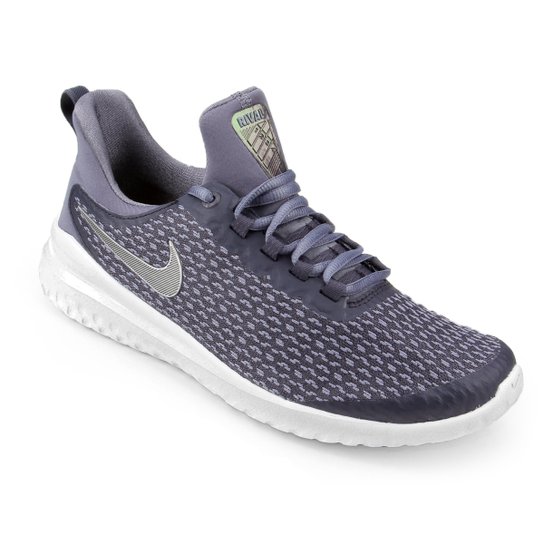 Tênis Nike Renew Rival Masculino - Cinza+Branco Menor preço em Tênis Nike Renew Rival Masculino - Cinza+Branco