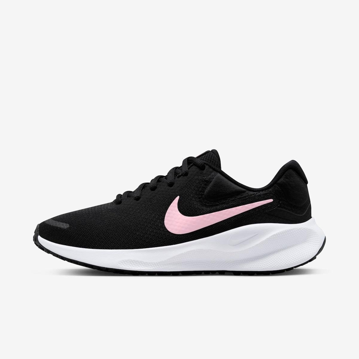 Tênis Nike Revolution Feminino Preto+Rosa Netshoes