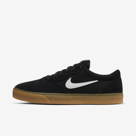 Tênis Nike SB Chron Solarsoft - Preto Menor preço em Tênis Nike SB Chron Solarsoft - Preto