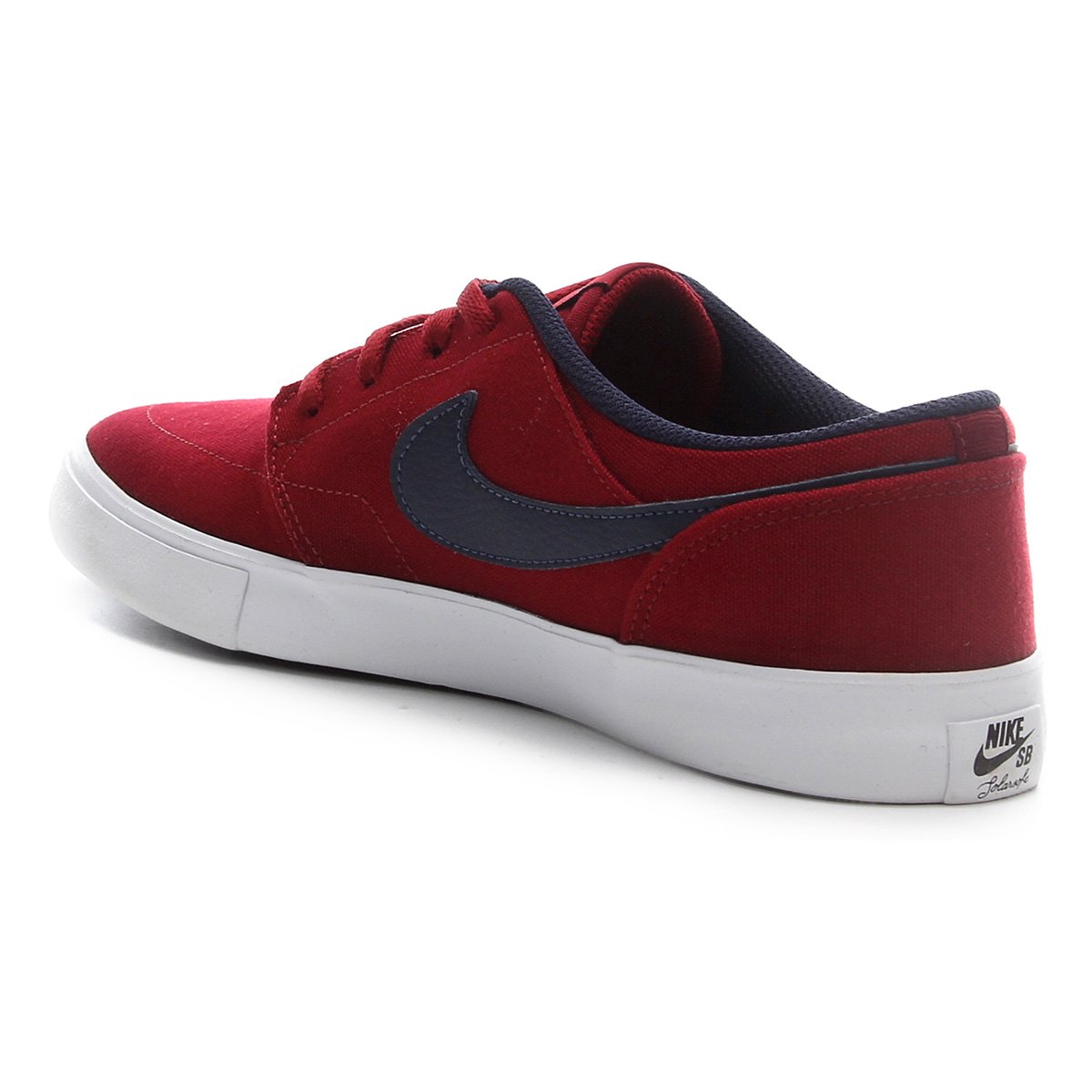nike sb branco e vermelho