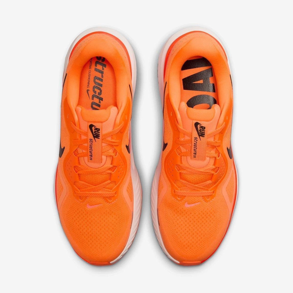Tênis Nike Structure 26 Masculino - Laranja+Preto | Netshoes