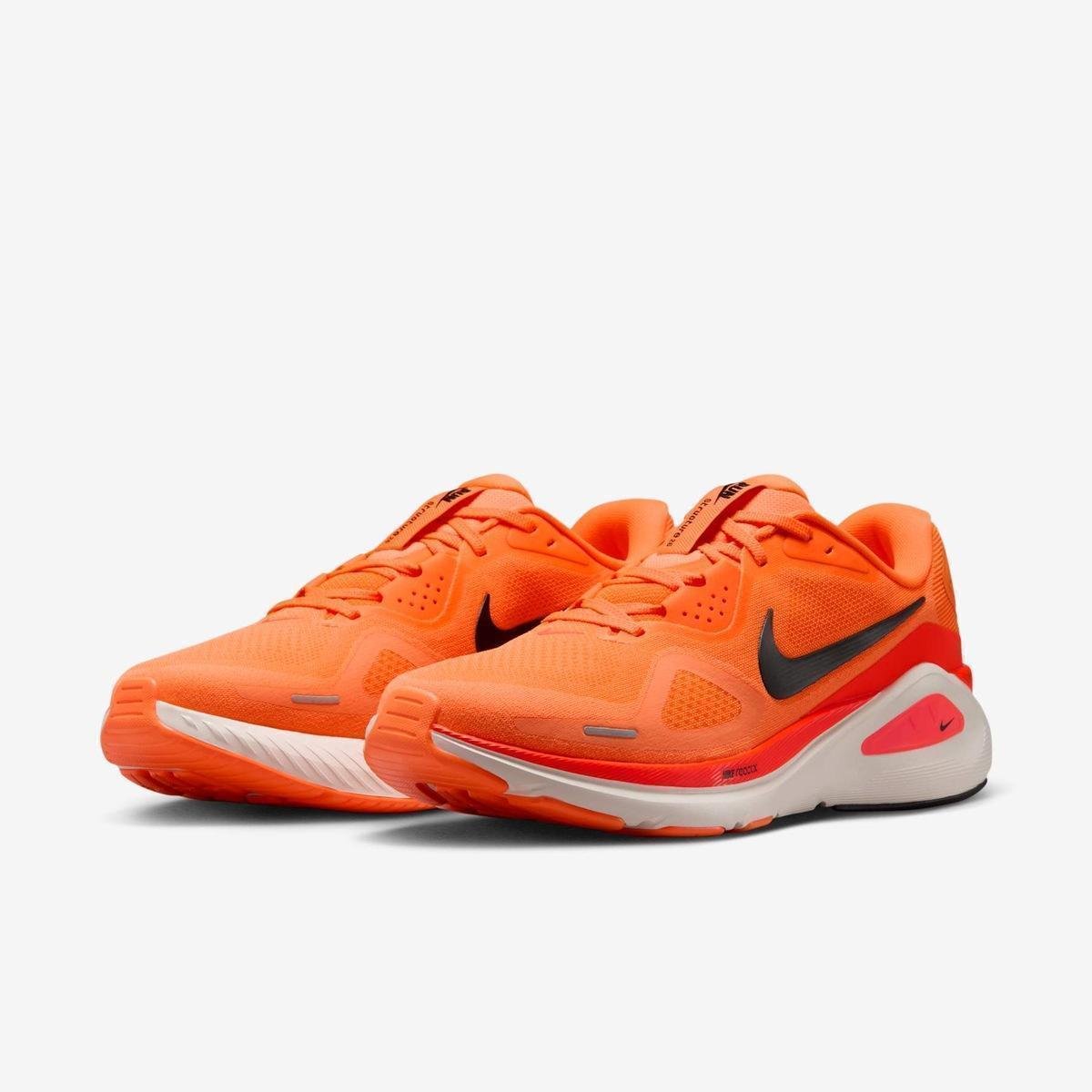 Tênis Nike Structure 26 Masculino - Laranja+Preto | Netshoes