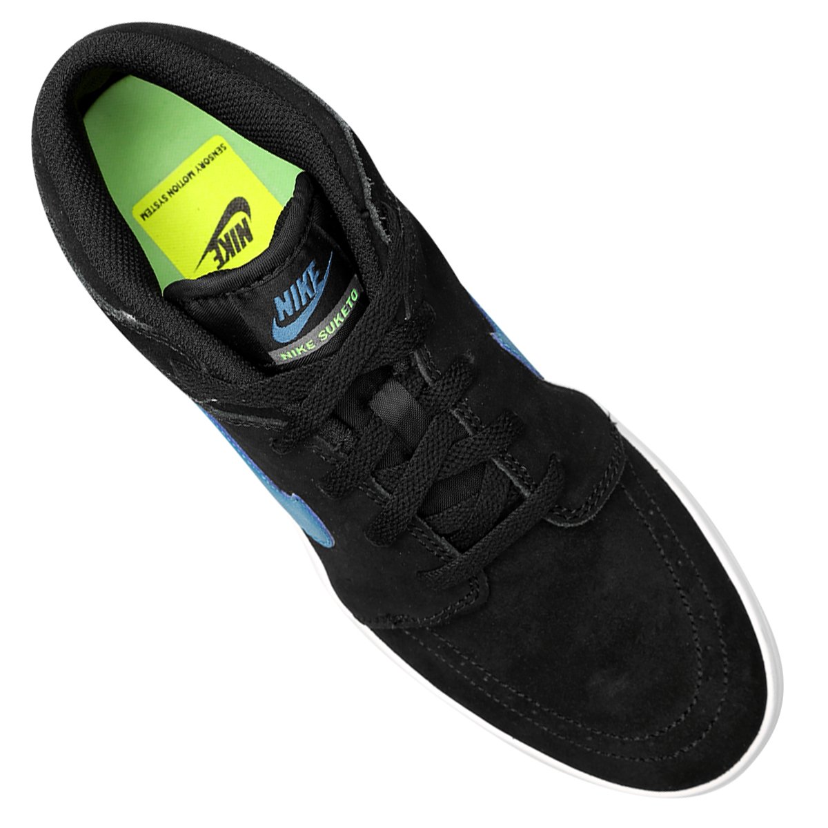 Tênis Nike Suketo Mid Leather - Preto+Azul | Netshoes