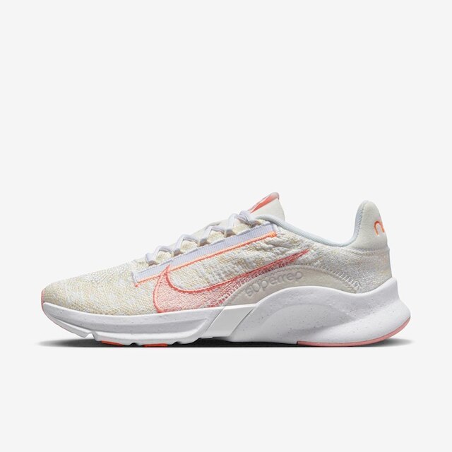 Tênis Nike SuperRep Go 3 Flyknit Next Nature Feminino - Branco Menor preço em Tênis Nike SuperRep Go 3 Flyknit Next Nature Feminino - Branco