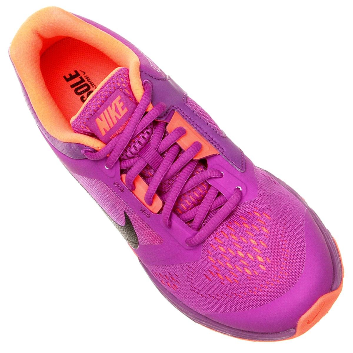nike laranja e roxo