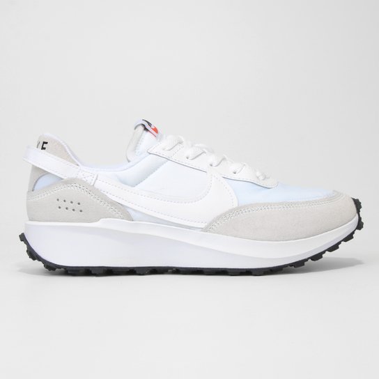 Tênis Nike Waffle Debut Masculino - Branco+Laranja Menor preço em Tênis Nike Waffle Debut Masculino - Branco+Laranja