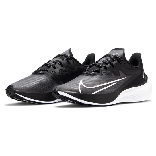 Tênis Nike Zoom Gravity 2 Feminino - Preto+Branco Menor preço em Tênis Nike Zoom Gravity 2 Feminino - Preto+Branco