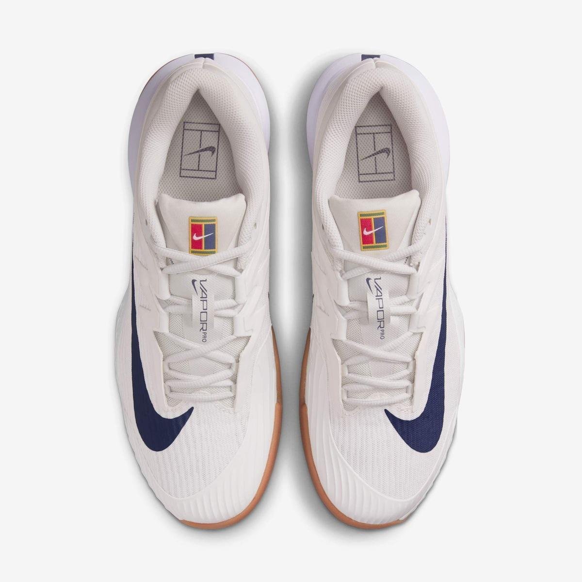 Tênis Nike Zoom Vapor Pro 3 HC Masculino - Branco+Azul | Netshoes