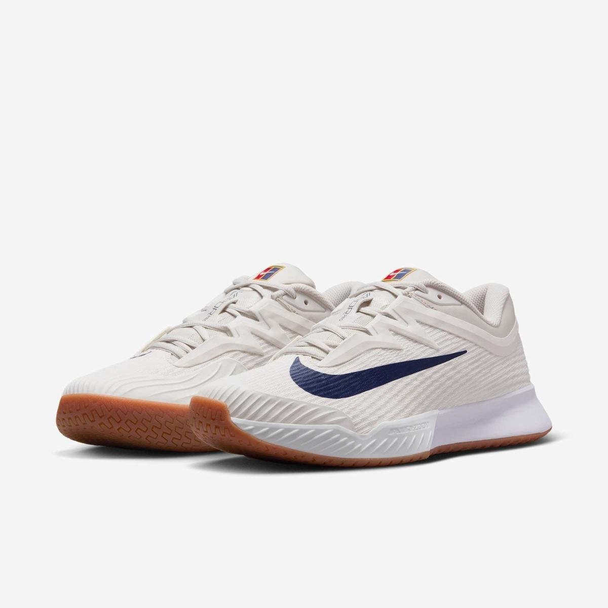Tênis Nike Zoom Vapor Pro 3 HC Masculino - Branco+Azul | Netshoes