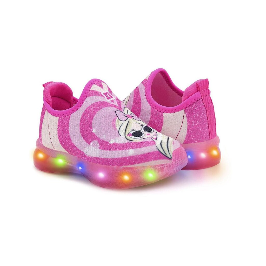 Tênis Novopé Led Infantil Menina Com Luz 21170