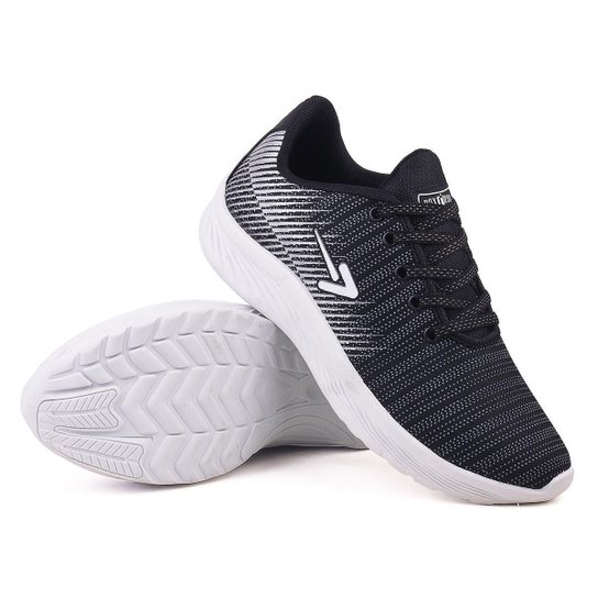 Tênis Nylon Masculino Cadarço Leve Macio Dia a Dia Conforto - Preto Menor preço em Tênis Nylon Masculino Cadarço Leve Macio Dia a Dia Conforto - Preto
