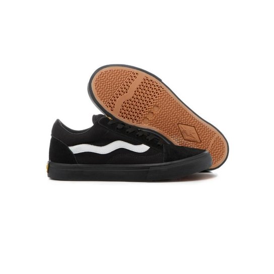 Tênis Old School Mad Rats Branco Unissex - Preto Menor preço em Tênis Old School Mad Rats Branco Unissex - Preto