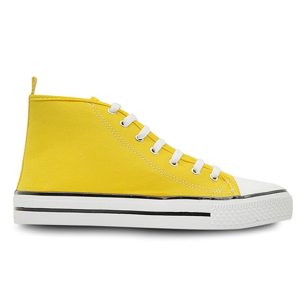 Tênis Botinha Converse All Star Adulto Chuck Taylor - CT0419 Amarelo Vivo -  Rio Sul Calçados