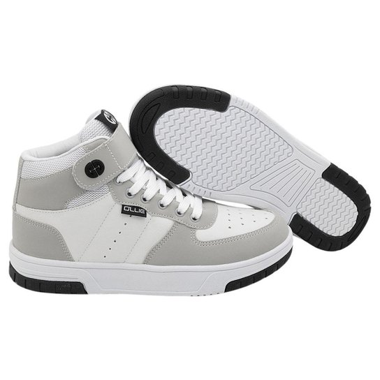 Tenis Ollie Alpha Infantil Juvenil Cano Alto OL4301