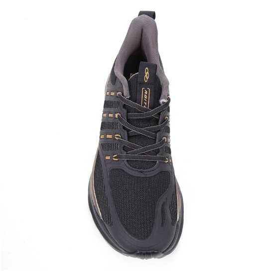 Tênis Olympikus Agito Masculino - Preto+Dourado