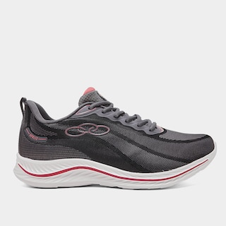 Tênis Olympikus Apolis Feminino - Chumbo+Rosa