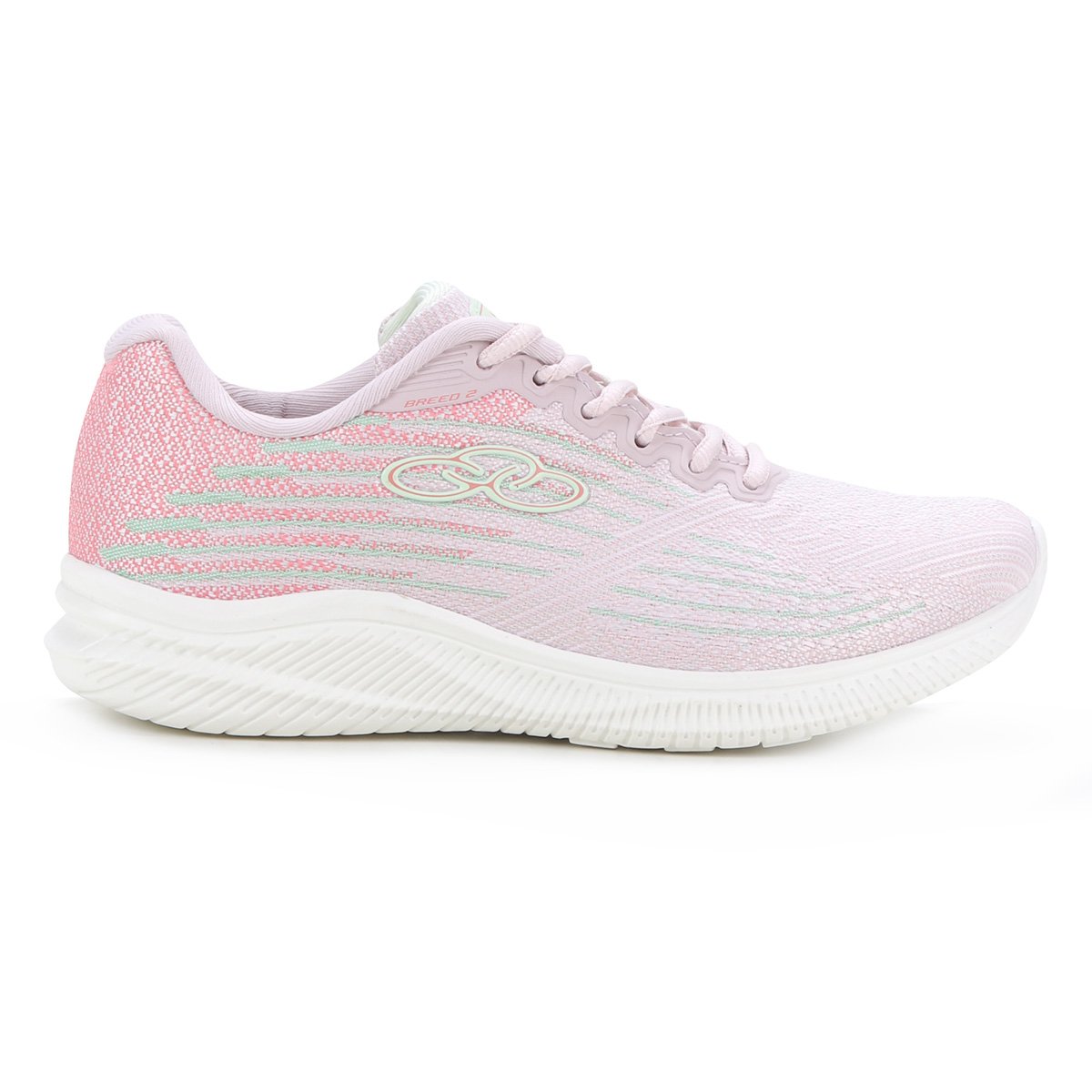 Tênis Olympikus Breed 2 897 - Rosa+Branco | Netshoes