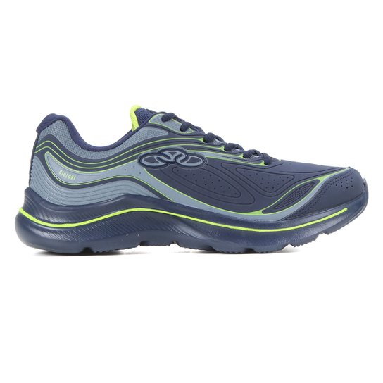 Tênis Olympikus Ciclone Masculino - Marinho+Cinza Menor preço em Tênis Olympikus Ciclone Masculino - Marinho+Cinza
