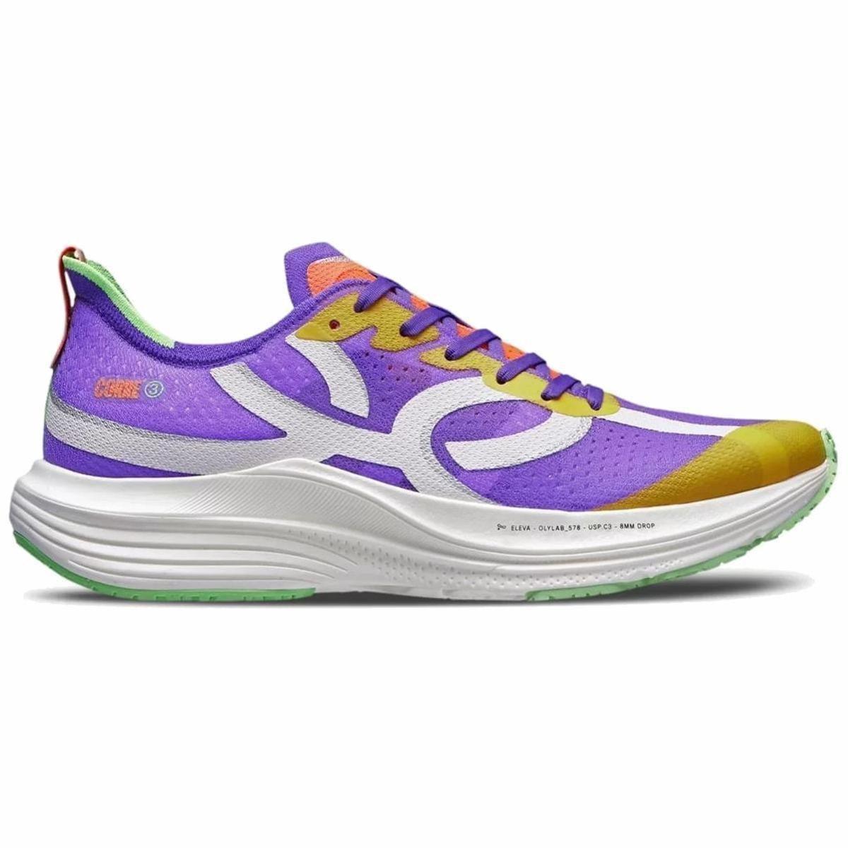 おり＊ Tenis Olympikus Corre 3 Unissex Running Perfomance - Roxo+Lilás