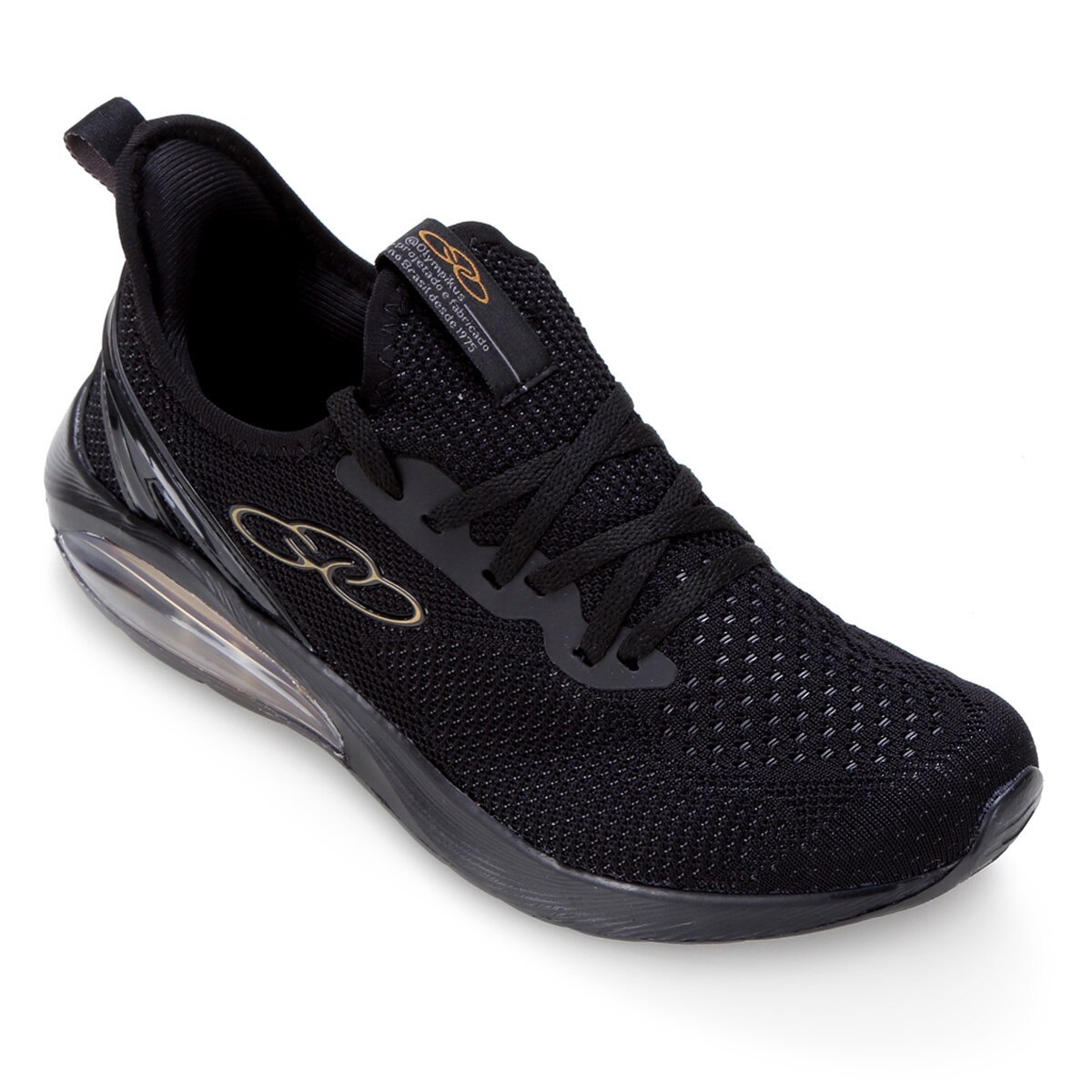 Tênis Olympikus Cristal Masculino - Preto | Netshoes